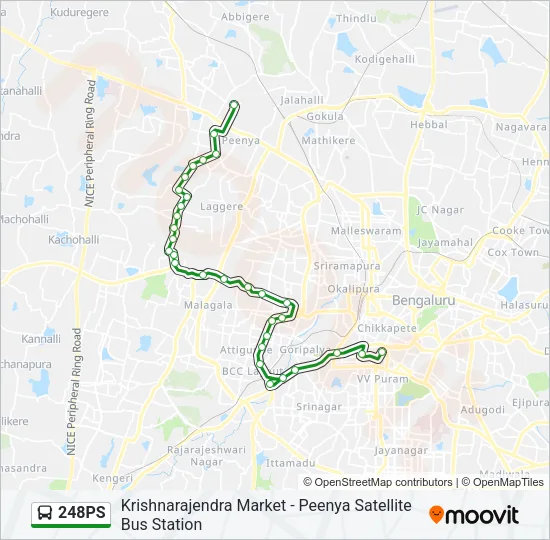 248PS Bus Line Map