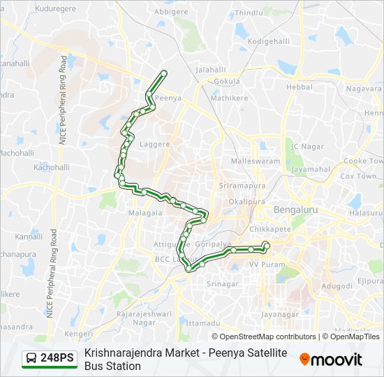 248PS bus Line Map