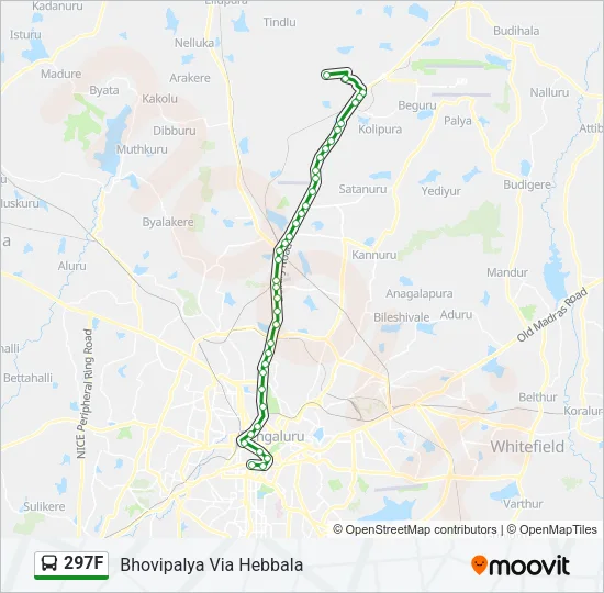 297F Bus Line Map