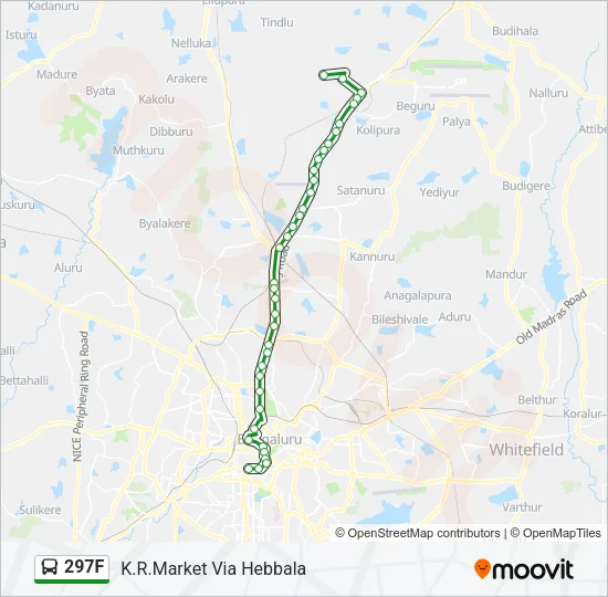 297F Bus Line Map