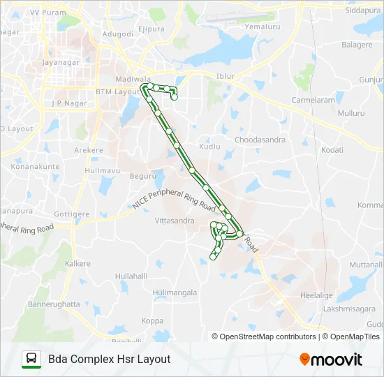 356CW UFLYO Bus Line Map