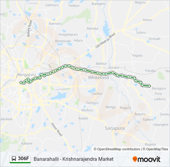 306F bus Line Map