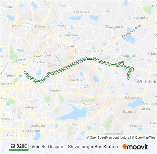 320C bus Line Map