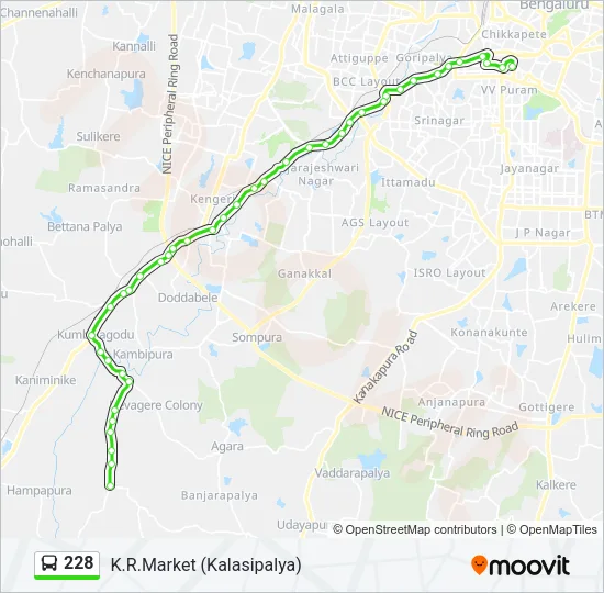 228 Bus Line Map