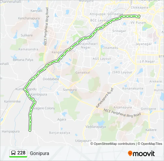 228 Bus Line Map