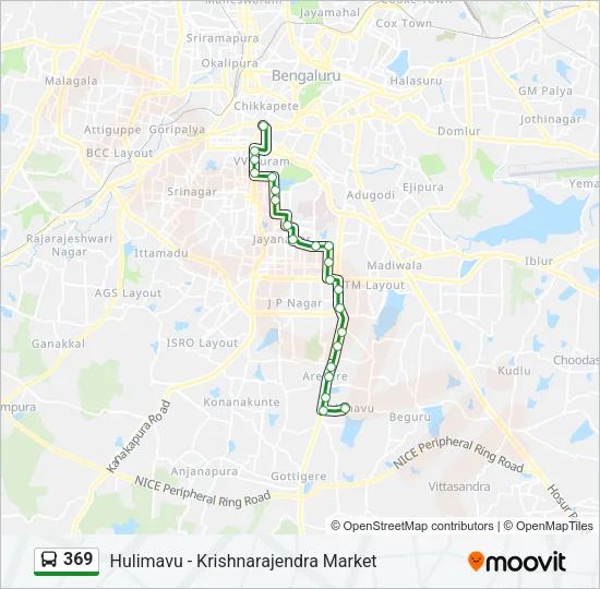 369 Bus Line Map