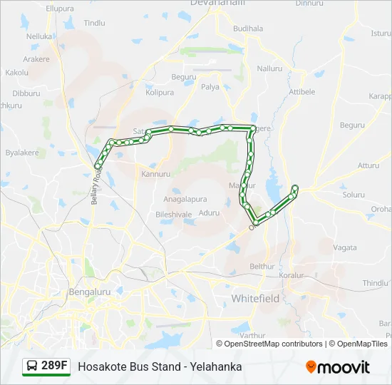289F Bus Line Map
