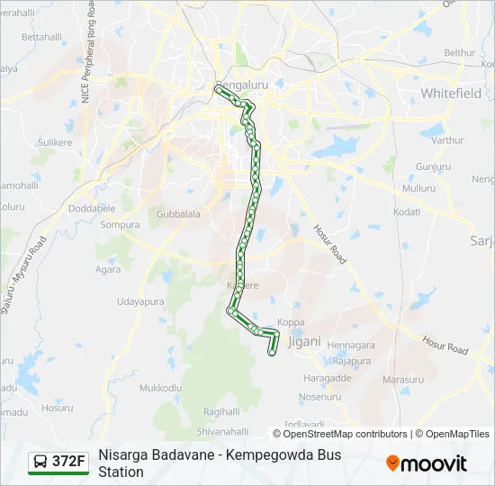 372F Bus Line Map