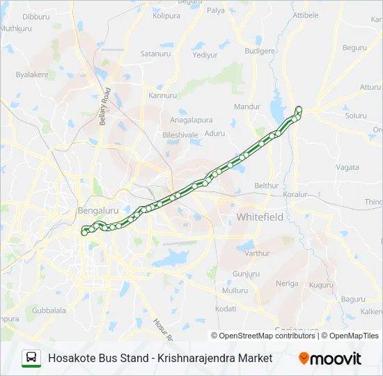 MKT-12HK Bus Line Map