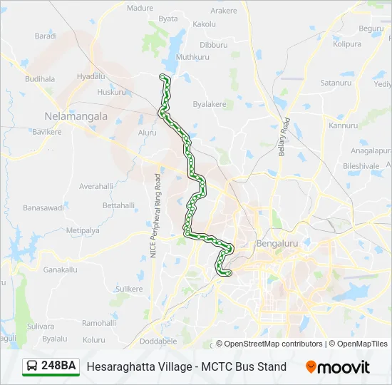 248BA Bus Line Map