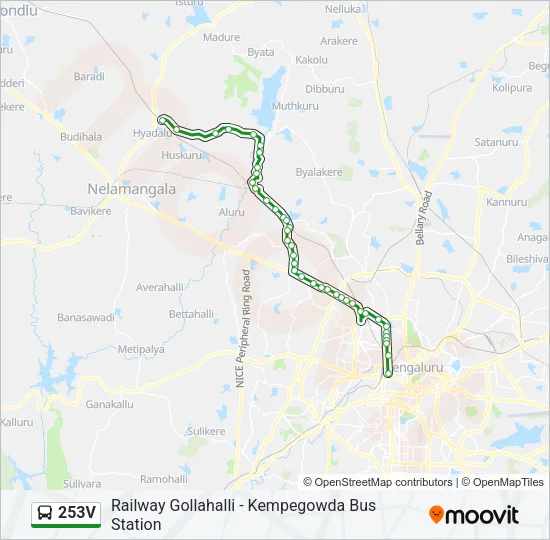 253V Bus Line Map