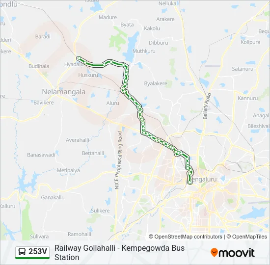 253V Bus Line Map