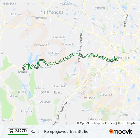 242ZD bus Line Map