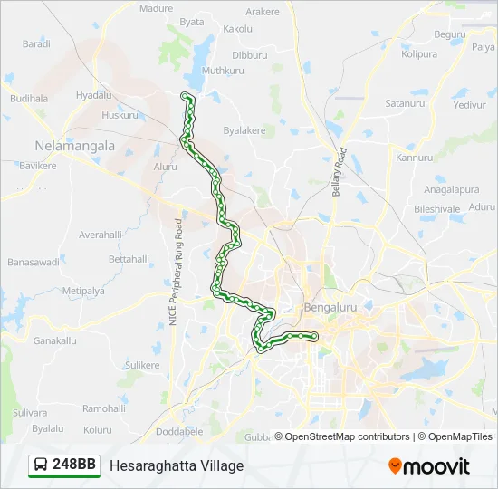 248BB Bus Line Map