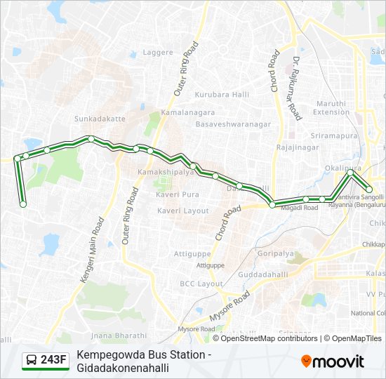 243F bus Line Map