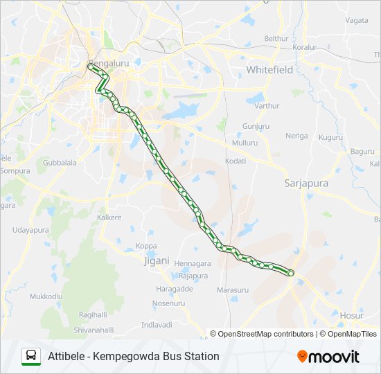 360K UFLYO bus Line Map