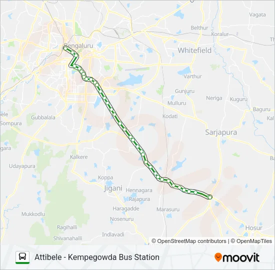 360K UFLYO Bus Line Map