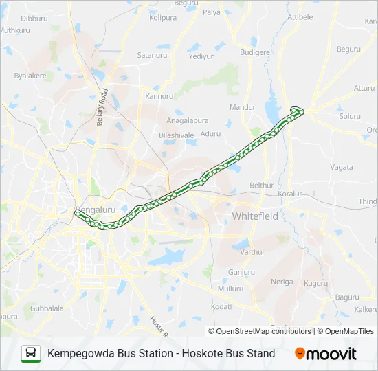 KBS-12HK Bus Line Map