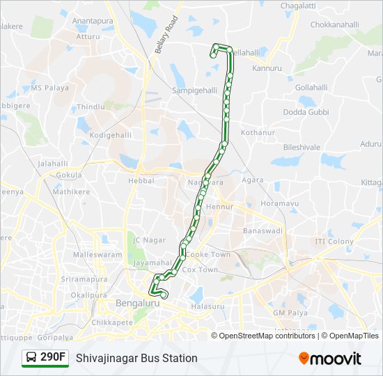 290F bus Line Map