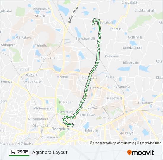 290F bus Line Map