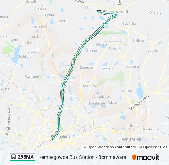 Nh 57 Route Map 298Ma Route: Schedules, Stops & Maps - Bommawara (Updated)