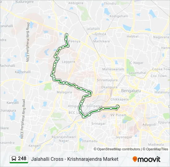 248 Bus Line Map