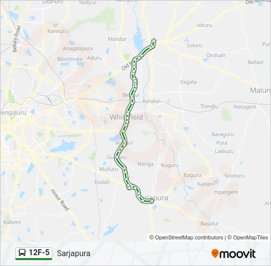 12F-5 Bus Line Map