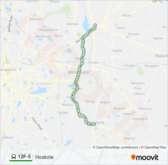 12F-5 Bus Line Map