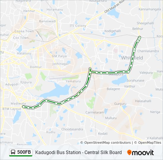 Silk Board Bangalore Map 500Fb Route: Schedules, Stops & Maps - Central Silk Board (Updated)