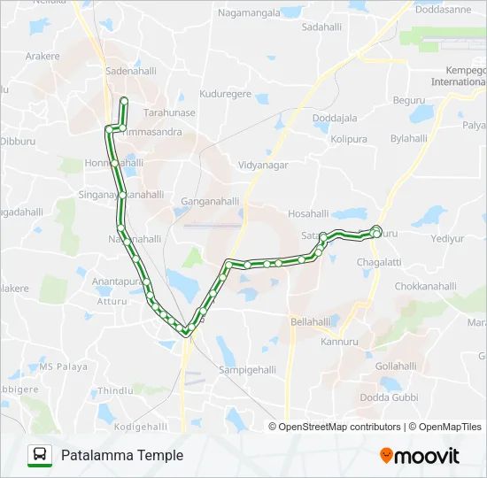 285MD-BP Bus Line Map