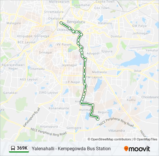 369k Route: Schedules, Stops & Maps - Kempegowda Bus Station (Updated)