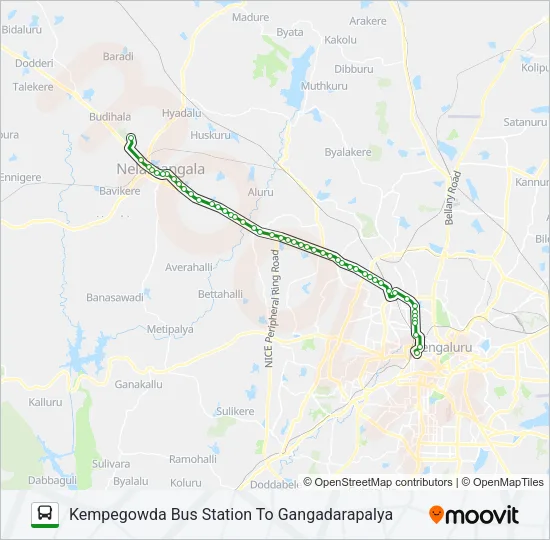 258CB-KG Bus Line Map