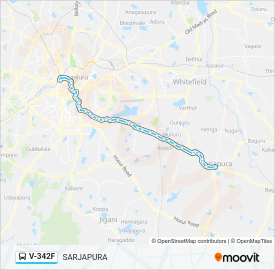 V-342F Bus Line Map