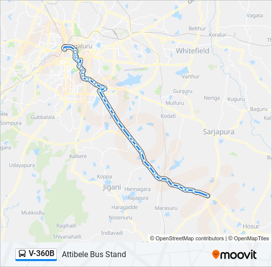V-360B bus Line Map