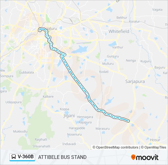 V-360B bus Line Map