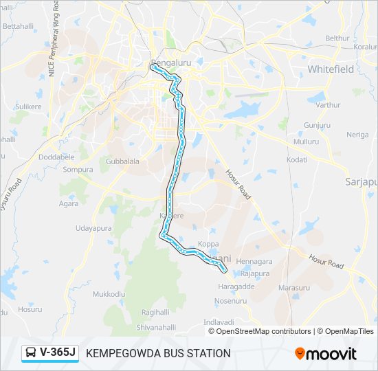 V-365J bus Line Map