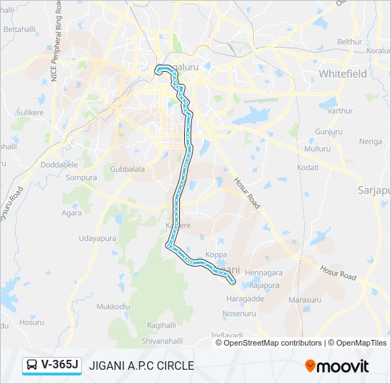 V-365J bus Line Map