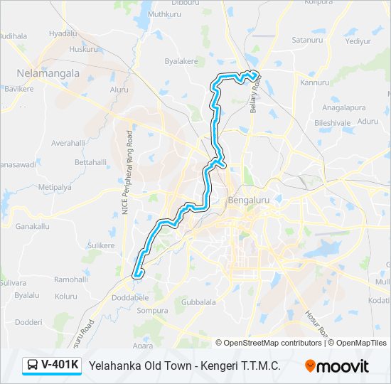 v401k Route: Schedules, Stops & Maps - Kengeri T.T.M.C. (Updated)