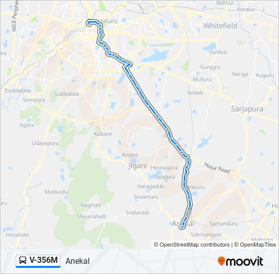 V-356M bus Line Map