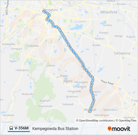 V-356M bus Line Map