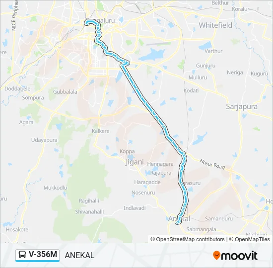 V-356M Bus Line Map