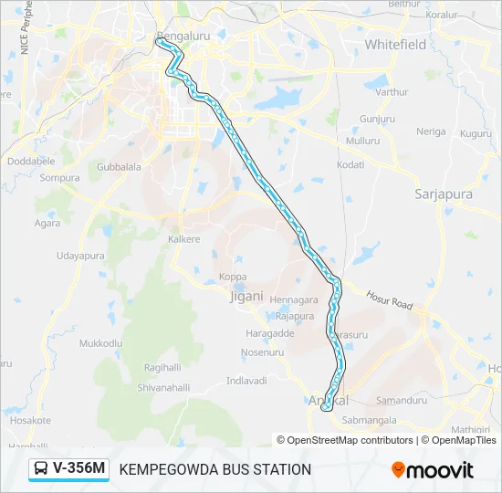 V-356M Bus Line Map