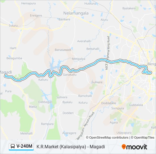V-240M bus Line Map