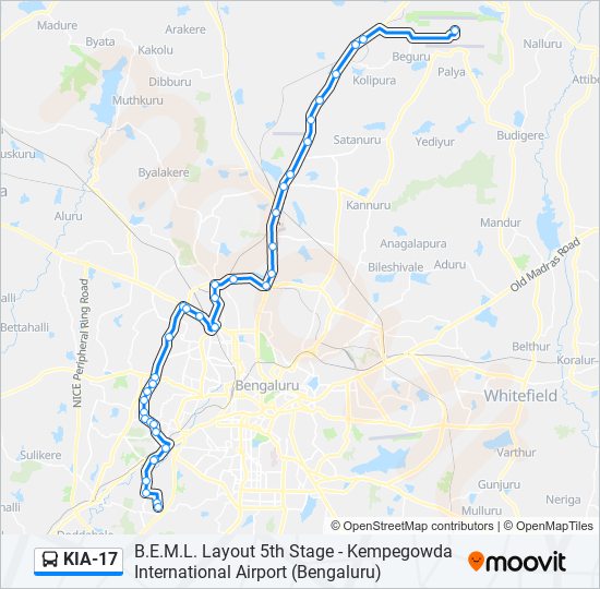 Bengaluru International Airport Map