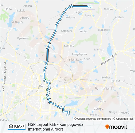 KIA-7  Line Map