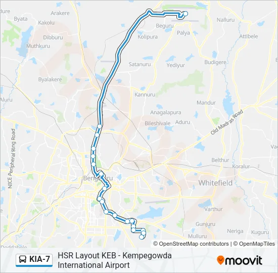 KIA-7  Line Map