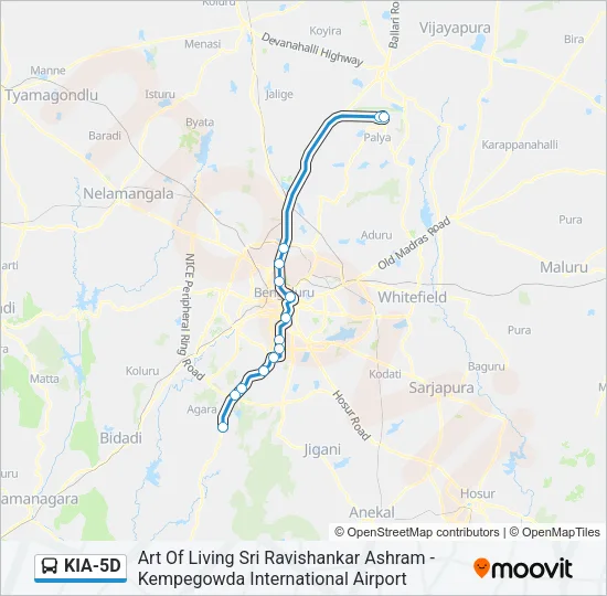 KIA-5D  Line Map