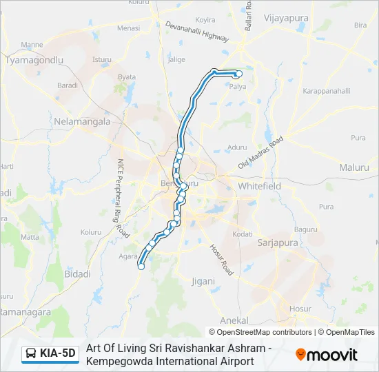 KIA-5D  Line Map