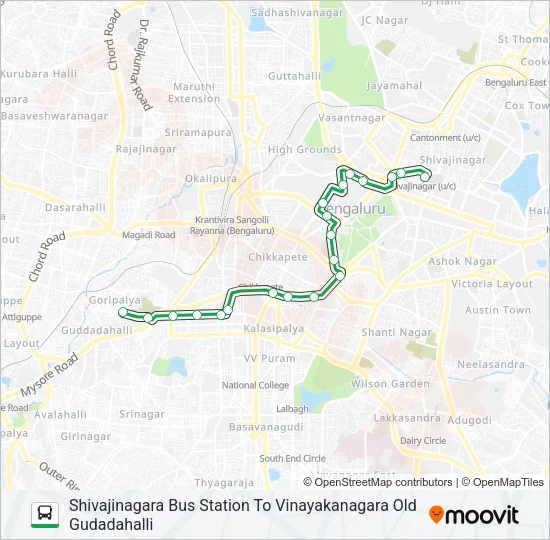 154 SBS-VSD-VNYN Bus Line Map
