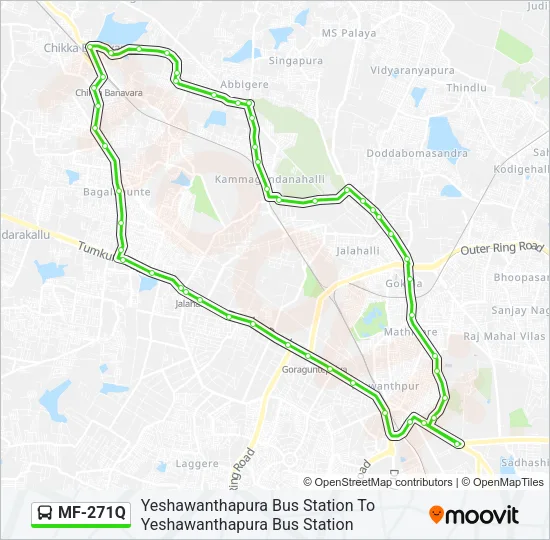 MF-271Q Bus Line Map